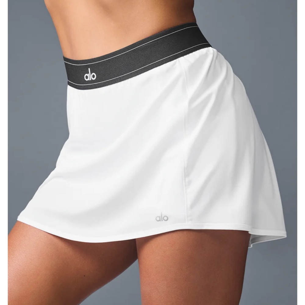 Alo White Athletic Tennis Skirt
